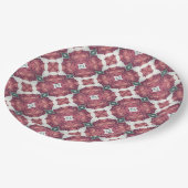 gevlekt papieren bordje (Gekanteld)