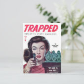 Gevlekte 1 briefkaart (Staand voorkant)