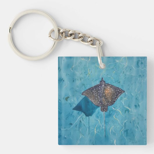 Gevlekte adelaar Stingray - Ocean Sleutelhanger (Voorkant)
