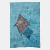 Gevlekte adelaar Stingray - Ocean Theedoek (Verticaal)
