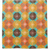 Gevlekte cirkels douchegordijn (Voorkant)