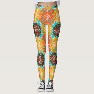 Gevlekte cirkels leggings