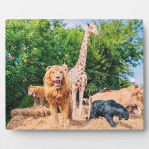 Gevlekte dieren fotoplaat