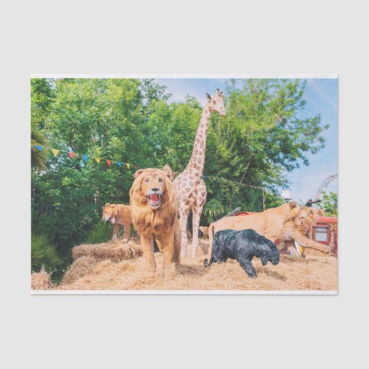 Gevlekte dieren tissuepapier (Voorkant)