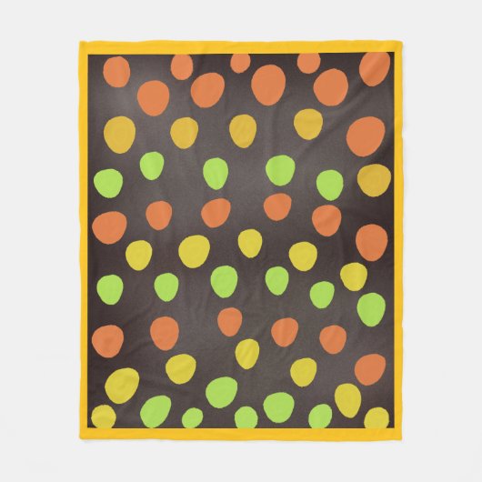 gevlekte fleecedeken fleece deken (Voorkant)