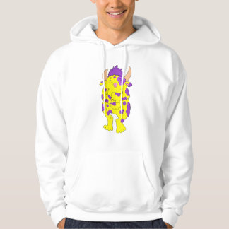 Gevlekte Fuzzy Monster Trui Hoodie