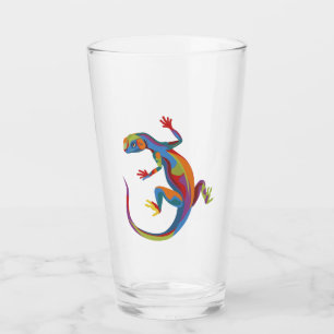 Gevlekte hagedis glas