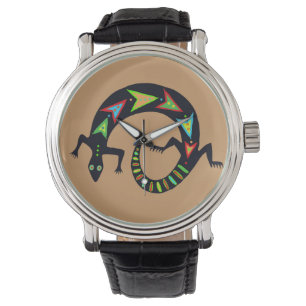 Gevlekte hagedis Watch Horloge