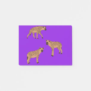 Gevlekte hyena's post-it® notes