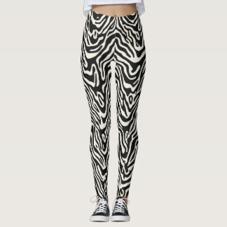 gevlekte leggings
