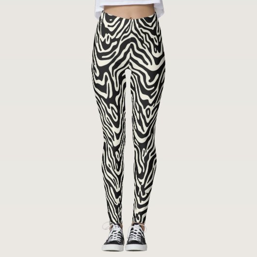 gevlekte leggings (Voorkant)
