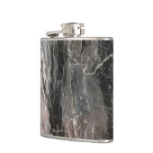 Gevlekte marmeren steen heupfles (Links)