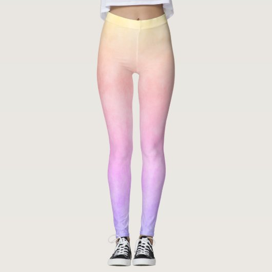 Gevlekte pastel Leggings (Voorkant)