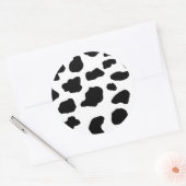 Gevlekte zwarte Koe Stickers (Envelop)