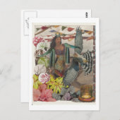 gevleugeld briefkaart (Voorkant / Achterkant)