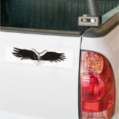 gevleugelde baphomet bumpersticker (Op Truck)