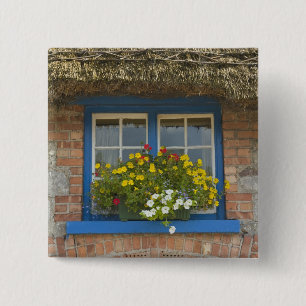 Gevleugelde cottage, Adare, County Limerick, Vierkante Button 5,1 Cm