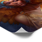Gevleugelde Godin Fantasy Art Poster (Hoek)