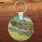 Gevleugelde Huisjes van Vincent van Gogh Sleutelhanger (Voorkant)