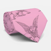 Gevleugelde leeuw symbool van San Marco Stropdas (Opgerold)