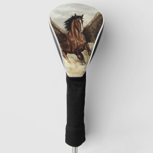 Gevleugelde Pegasus Golfheadcover (Voorkant)