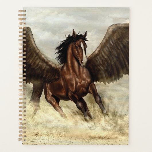 Gevleugelde Pegasus Planner (Voorkant)