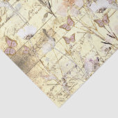 gevleugelde wilde flora en fauna tissuepapier (Detail)