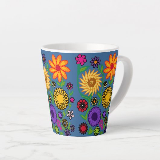 gevlochten latte mok (Rechterhoek)