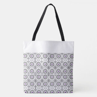 Gevlochten Mandala en Leaf Motief Ontwerp Draagtas