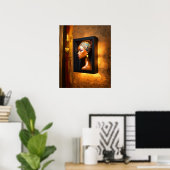 "Gevlochten schittering: 3D Wall Art Poster (Thuiskantoor)