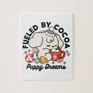 Gevoed door cacao en puppydromen - Schattigee wint Legpuzzel