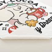 Gevoed door cacao en puppydromen - Schattigee wint Sherpa Deken (3/4)