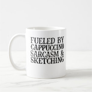 gevoed door Cappuccino Sarcasm en ketching Koffiemok