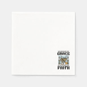 Gevoed door genade, ondersteund door Faith Design Servet
