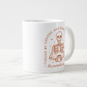 Gevoed door koffie en pompoen Spice Lattes Extra Grote Beker (Voorkant rechts)