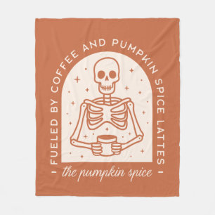 Gevoed door koffie en pompoen Spice Lattes Fleece Deken