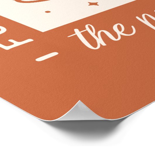 Gevoed door koffie en pompoen Spice Lattes Poster (Hoek)