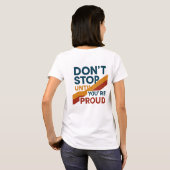Gevoed door vuur t-shirt (Achterkant volledig)
