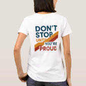 Gevoed door vuur t-shirt (Achterkant)