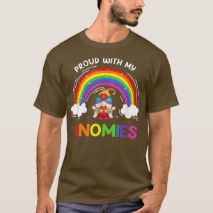 Gevoegd bij mijn Gnomies LGBTQ Gnomes regenbow Pri T-shirt