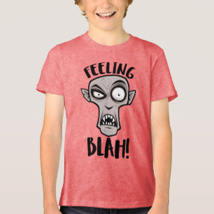 Gevoel Bla Nosferatu Vampier Tri-Blend Shirt