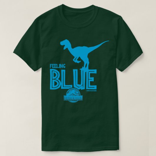 Gevoel Blauwe Wereld T-shirt (Design voorkant)