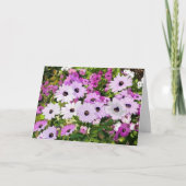 Gevoel en Bloemen op Moederdag Kaart (Voorkant)