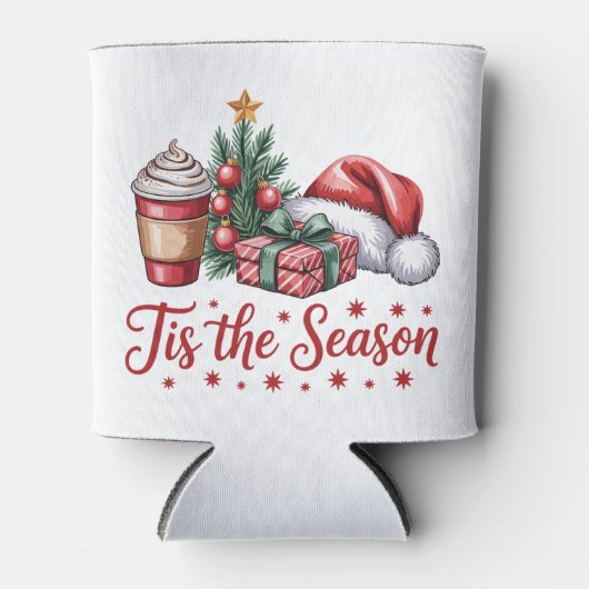 Gevoel Jolly Christmas Tree Hot Cocoa Holiday Blikjeskoeler (Voorkant)