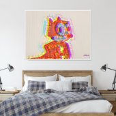 Gevoel Phelix Canvas Afdruk (Insitu (Slaapkamer))