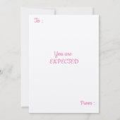 Gevoelde Ecru Papier Koppel en Ringen Huwelijk  Kaart (Achterkant)