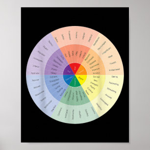 Gevoelens Wiel Geestelijke Gezondheid Mensen met D Poster