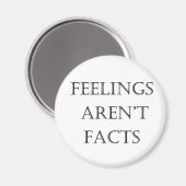 Gevoelens zijn geen feiten magneet (Voorkant / Achterkant)