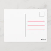 Gevoelig Briefkaart (Achterkant)