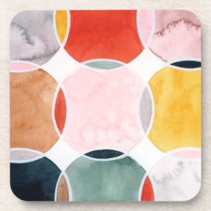 Gevoelig - cirkelpatroon bier onderzetter